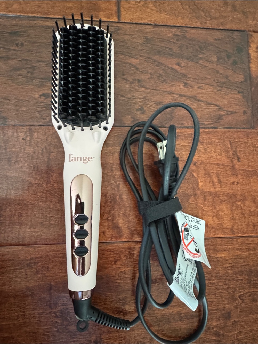Lange Portable Hair straightener Styling Brush